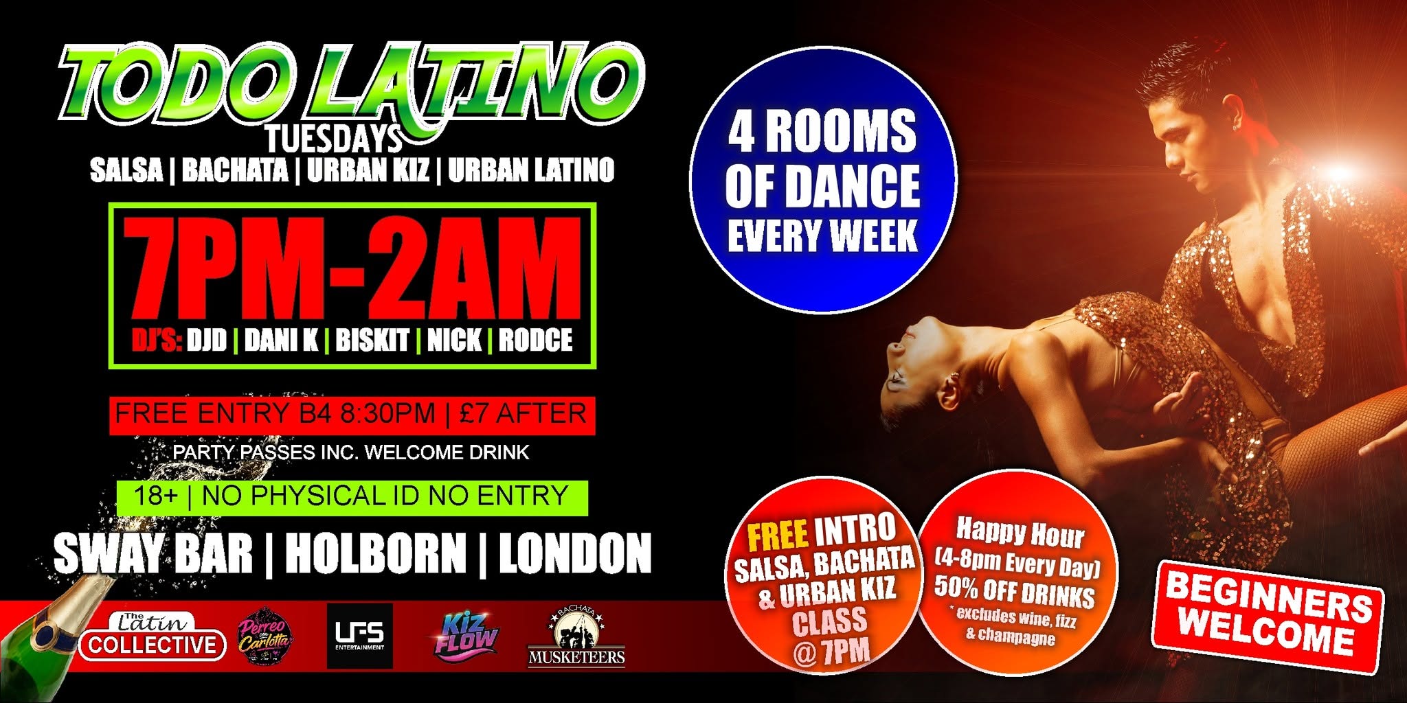 TODO Latino Tuesdays at SWAY Bar